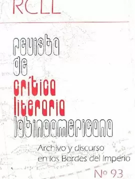 REVISTA DE CRÍTICA LITERARIA LATINOAMERICANA Nº 93