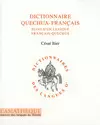 DICTIONNAIRE QUECHUA-FRANÇAIS