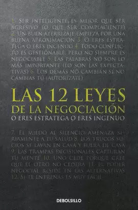 LAS 12 LEYES DE LA NEGOCIACIÓN