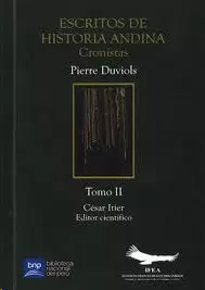 ESCRITOS DE HISTORIA ANDINA