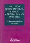 INCLUSIÓN SOCIAL: ENFOQUES, POLÍTICAS Y GESTIÓN PÚBLICA