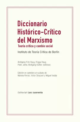 DICCIONARIO HISTÓRICO-CRÍTICO DEL MARXISMO