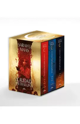 ESTUCHE CIUDAD MEDIALUNA (CONTIENE: CASA DE TIERRA Y SANGRE  CASA DE CIELO Y ALIENTO  CASA DE LLAMA Y SOMBRA)