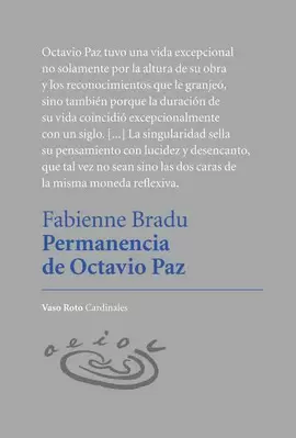 PERMANENCIA DE OCTAVIO PAZ