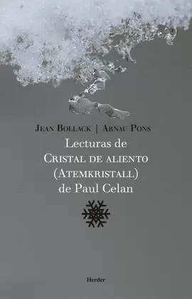 LECTURAS  DE CRISTAL DE ALIENTO (ATEMKRISTALL) DE PAUL CELAN