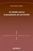 UN DETALLE NAZI EN EL PENSAMIENTO DE CARL SCHMITT