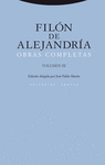 FILÓN DE ALEJADRÍA. OBRAS COMPLETAS VOL. III