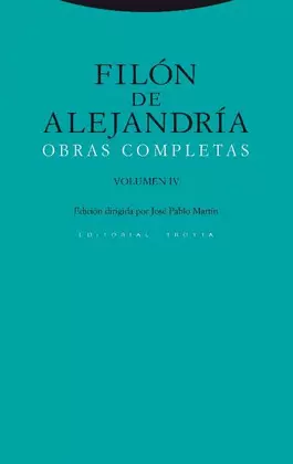 OBRAS COMPLETAS. VOLUMEN IV. FILON