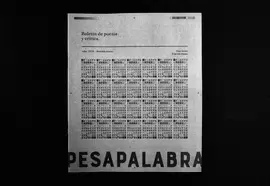 PESAPALABRA. BOLETÍN DE POESÍA Y CRÍTICA.