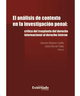 EL ANALISIS DE CONTEXTO EN LA INVESTIGACION PENAL
