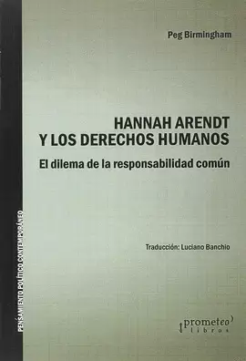 HANNAH ARENDT Y LOS DERECHOS HUMANOS