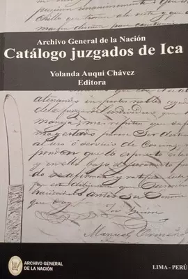 CATÁLOGO JUZGADOS DE ICA