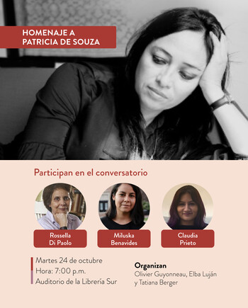 Homenaje a Patricia de Souza | Martes 24 de octubre - 07:00 pm