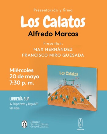 Presentación y firma de libro: Los Calatos | Miércoles 20 de mayo 07:30 pm