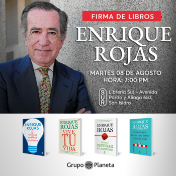 Firma de libros - Enrique Rojas | Martes 08 de agosto - 07:00pm