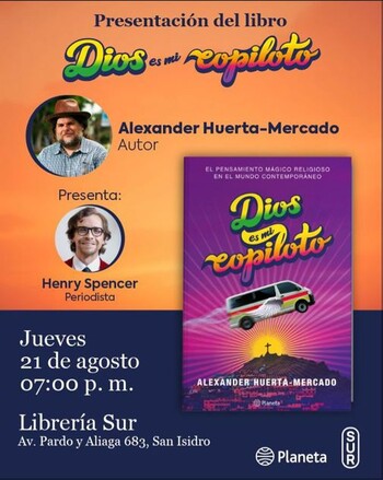 Presentación: Dios es mi copiloto   | Jueves 21 de agosto - 07:00pm