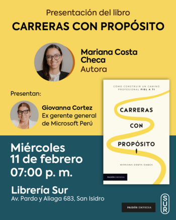 Presentación: Carreras con propósito | Miércoles 11 de febrero - 07:00pm
