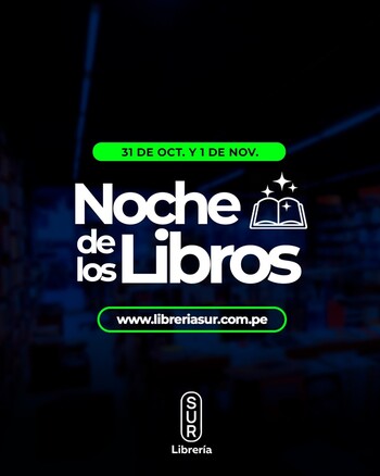 Noche de los Libros | Viernes 31 de Octubre