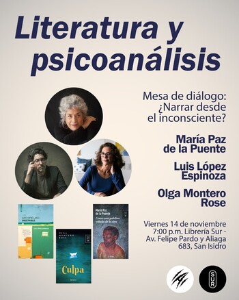 Mesa de Diálogo: Literatura y Psicoanálisis | Viernes 14 de noviembre - 07:00pm