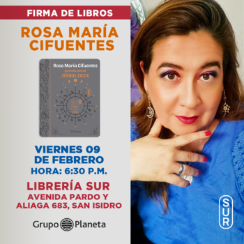 Firma de libros con Rosa María Cifuentes | Viernes 09 de febrero - 06:30 PM