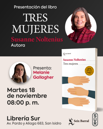 Presentación:  Tres Mujeres | Martes 18 de noviembre - 08:00pm