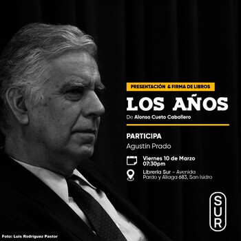 Presentación: Los años de Alonso Cueto| Viernes 10 de marzo - 07:30pm