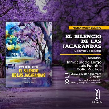 Presentación: El silencio de las jacarandas | Jueves 23 de noviembre - 07:00 pm